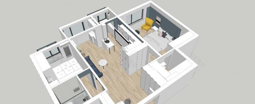 小户型空间改造,打造互动式生活空间-10