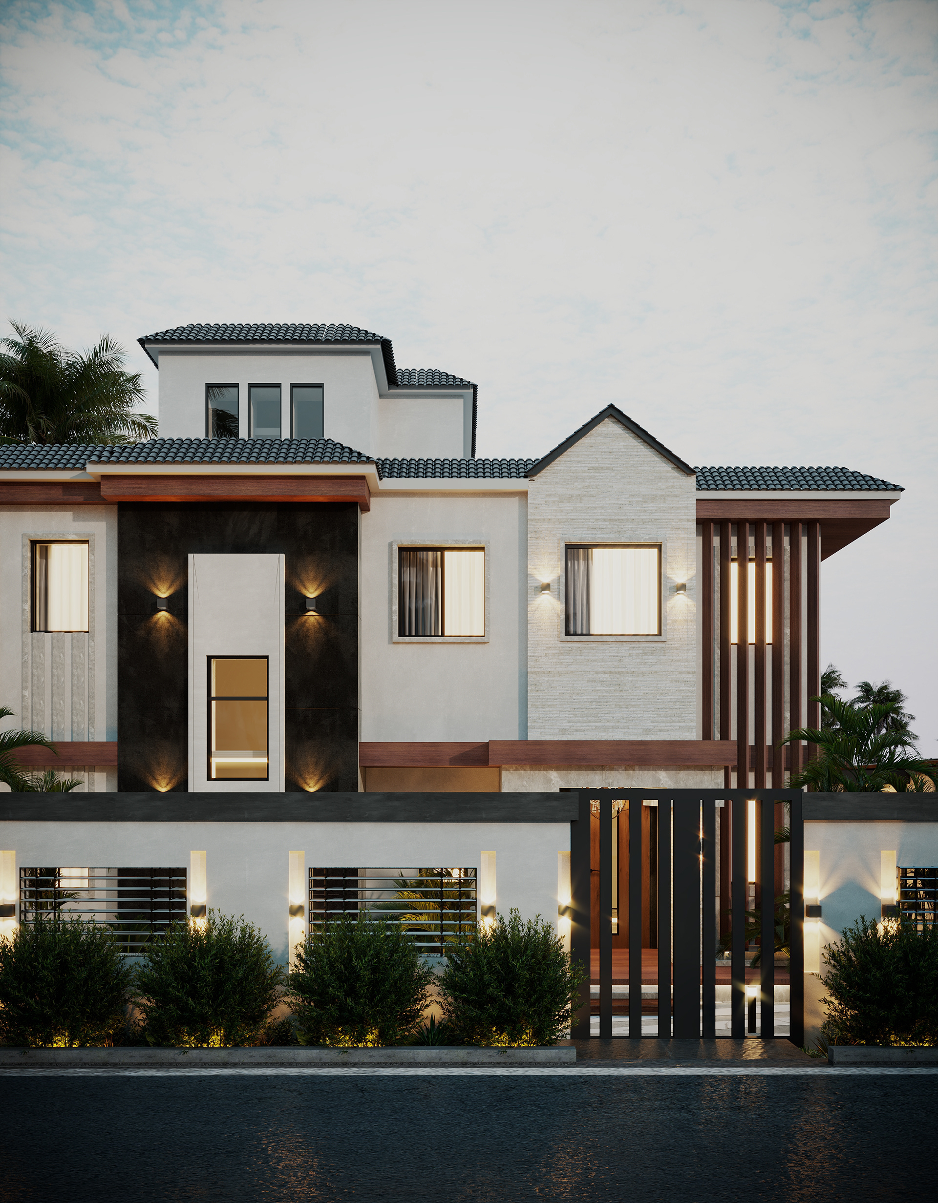 Rehab Villa 室内可视化设计丨Taj DesignSherif Helal-43