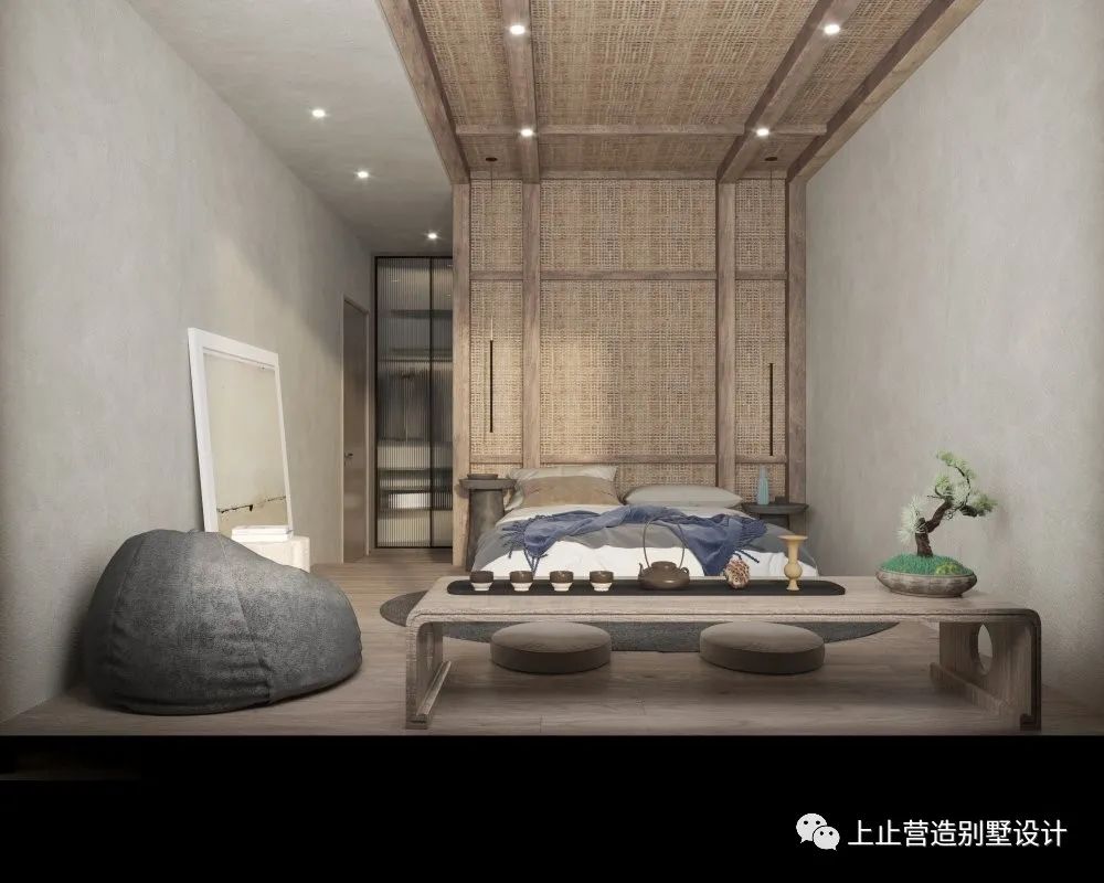 长春岳麓山侘寂复古风丨中国长春丨上止营造别墅设计-22