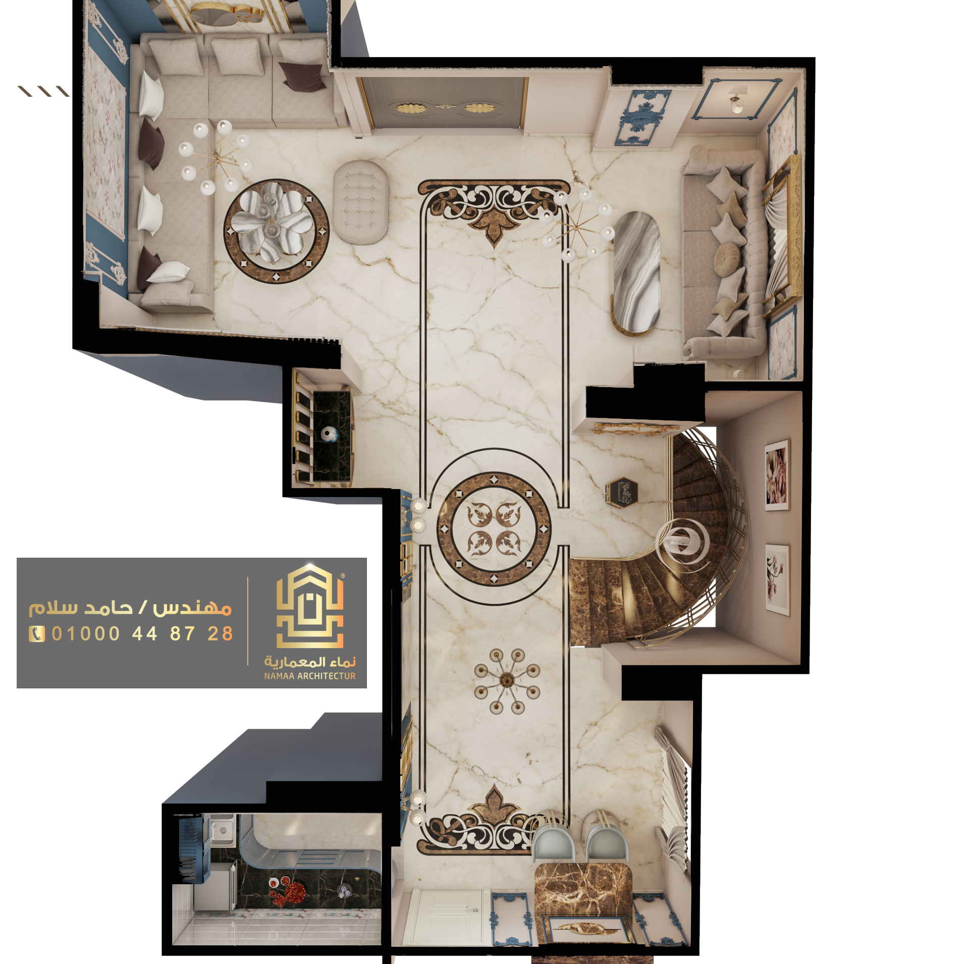 Living Area - Villa-12