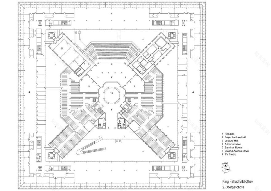 沙特国王图书馆丨沙特阿拉伯利雅得丨盖博建筑设计事务所-54