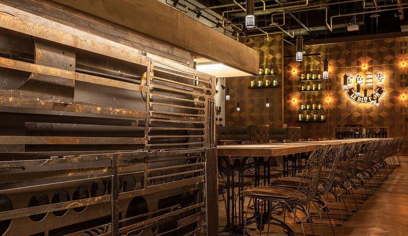 中壢店金色三麥，狂野立體空間的設計魅力-22