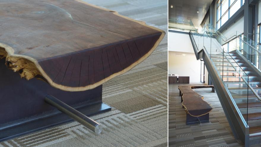 VMware大楼大堂长椅项目丨美国加利福尼亚丨Lundberg Design-2