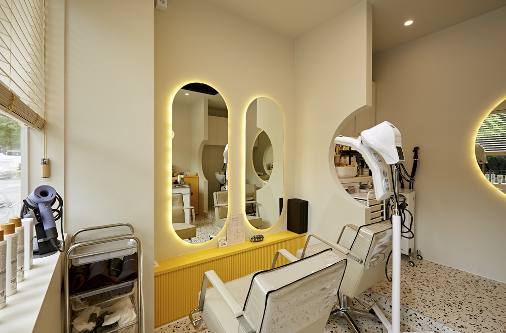 韩式小清新 6 坪美容室设计-6