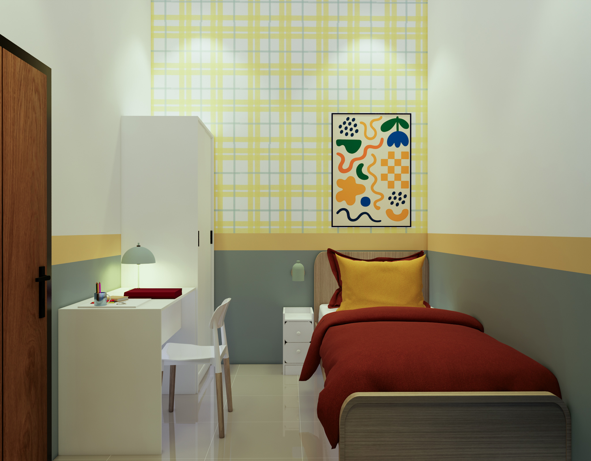 Mid-Century Modern: Small Space Living-9