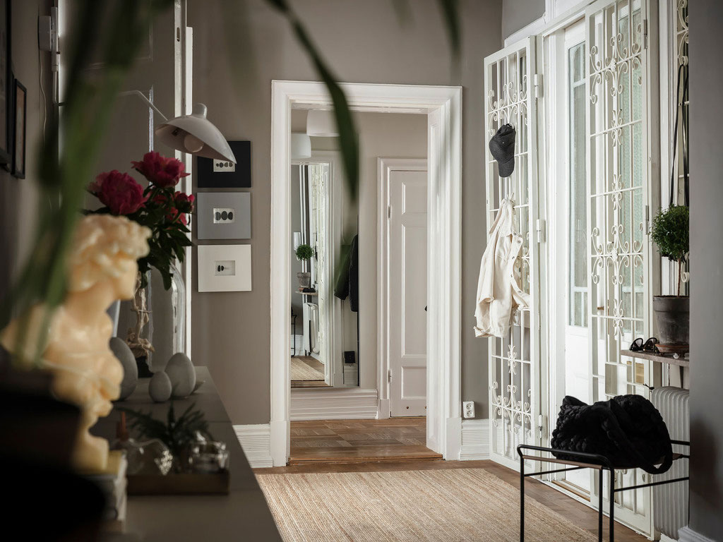 瑞典宽敞明亮的优雅公寓设计-36