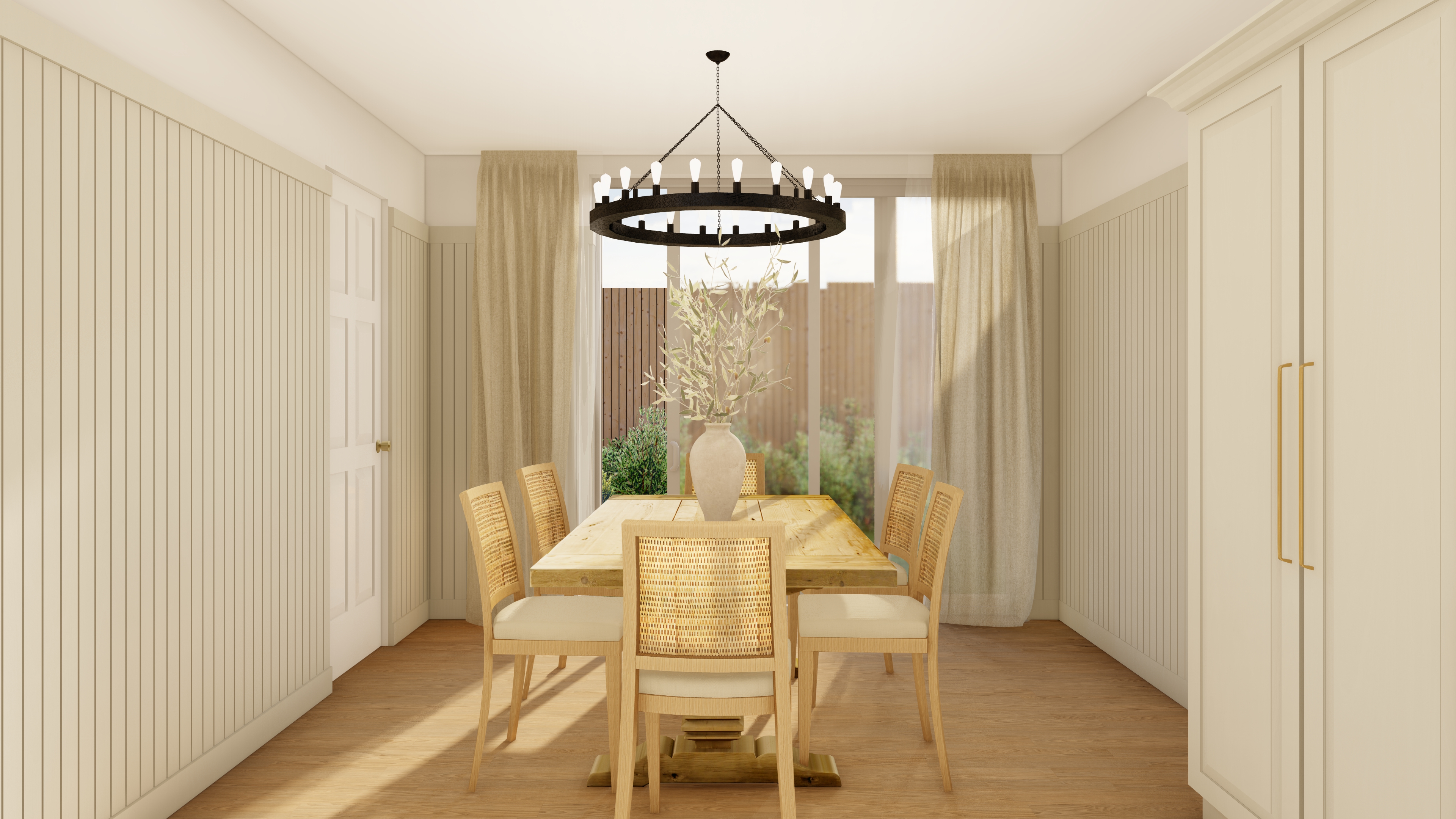 Ground Floor Design and 3D Rendering-11