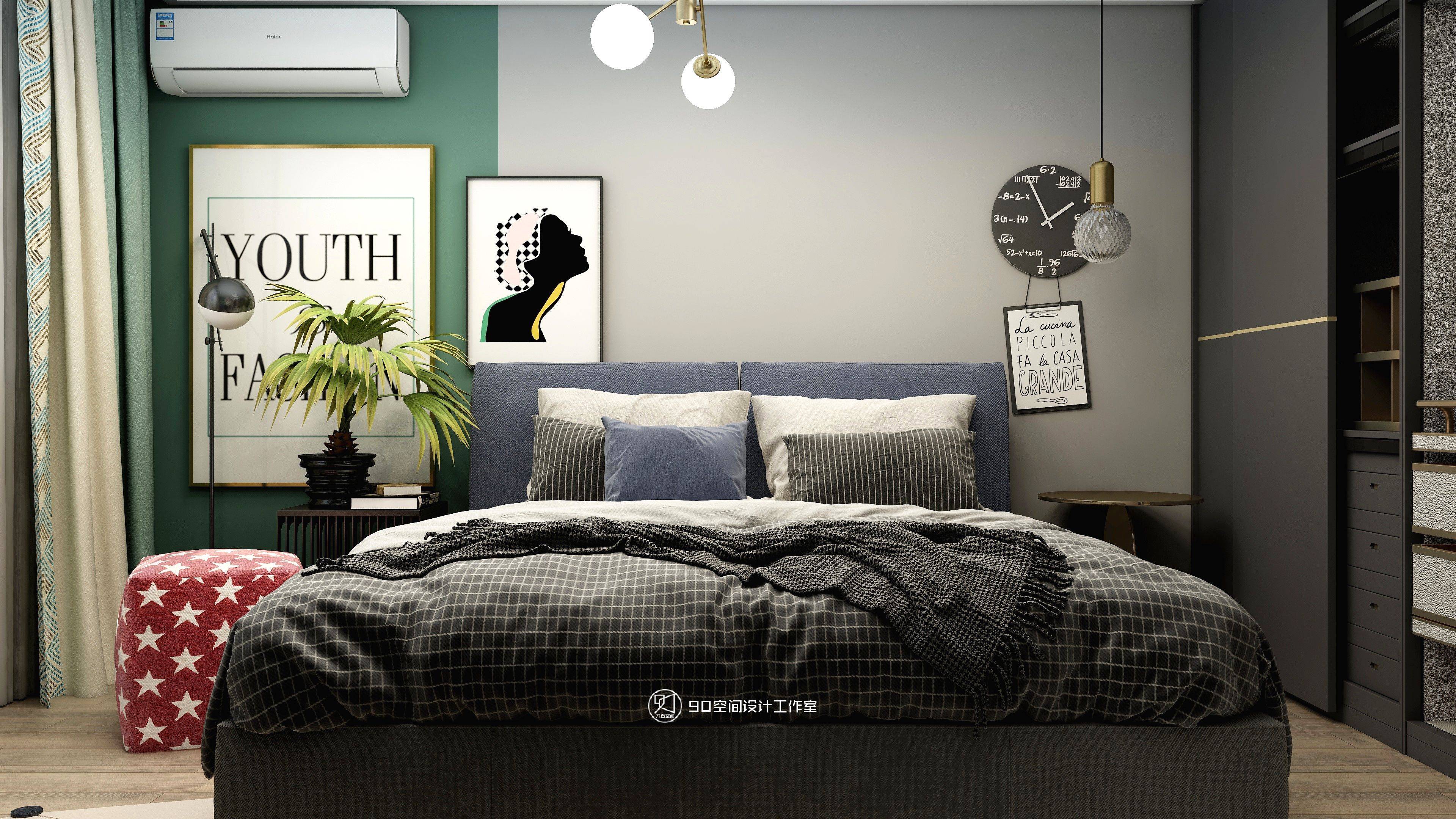 修炼爱情 · 轻奢 90 平方 2 房 2 厅 1 卫设计-57