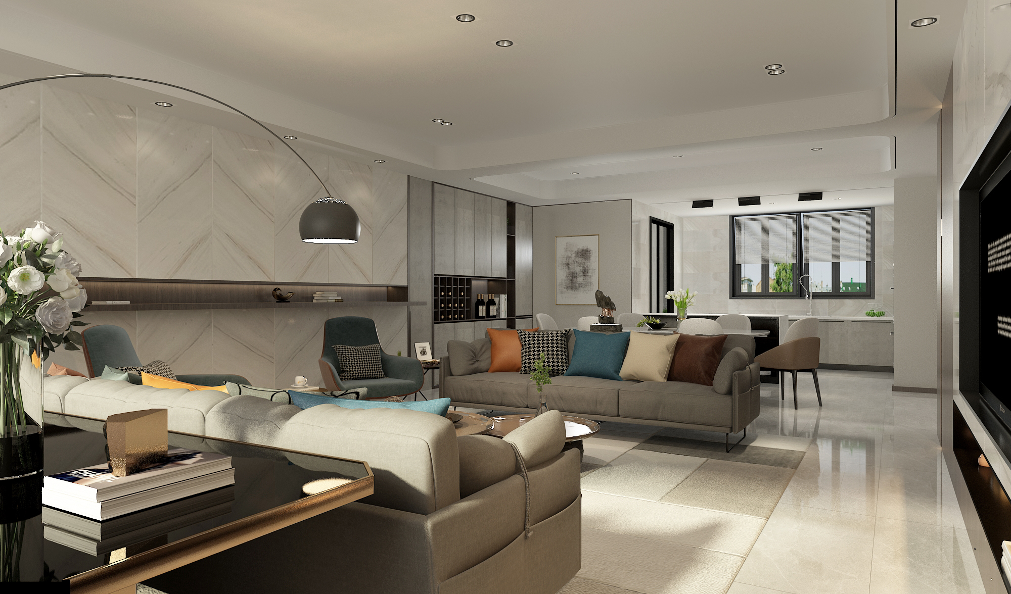 现代轻奢的家-16