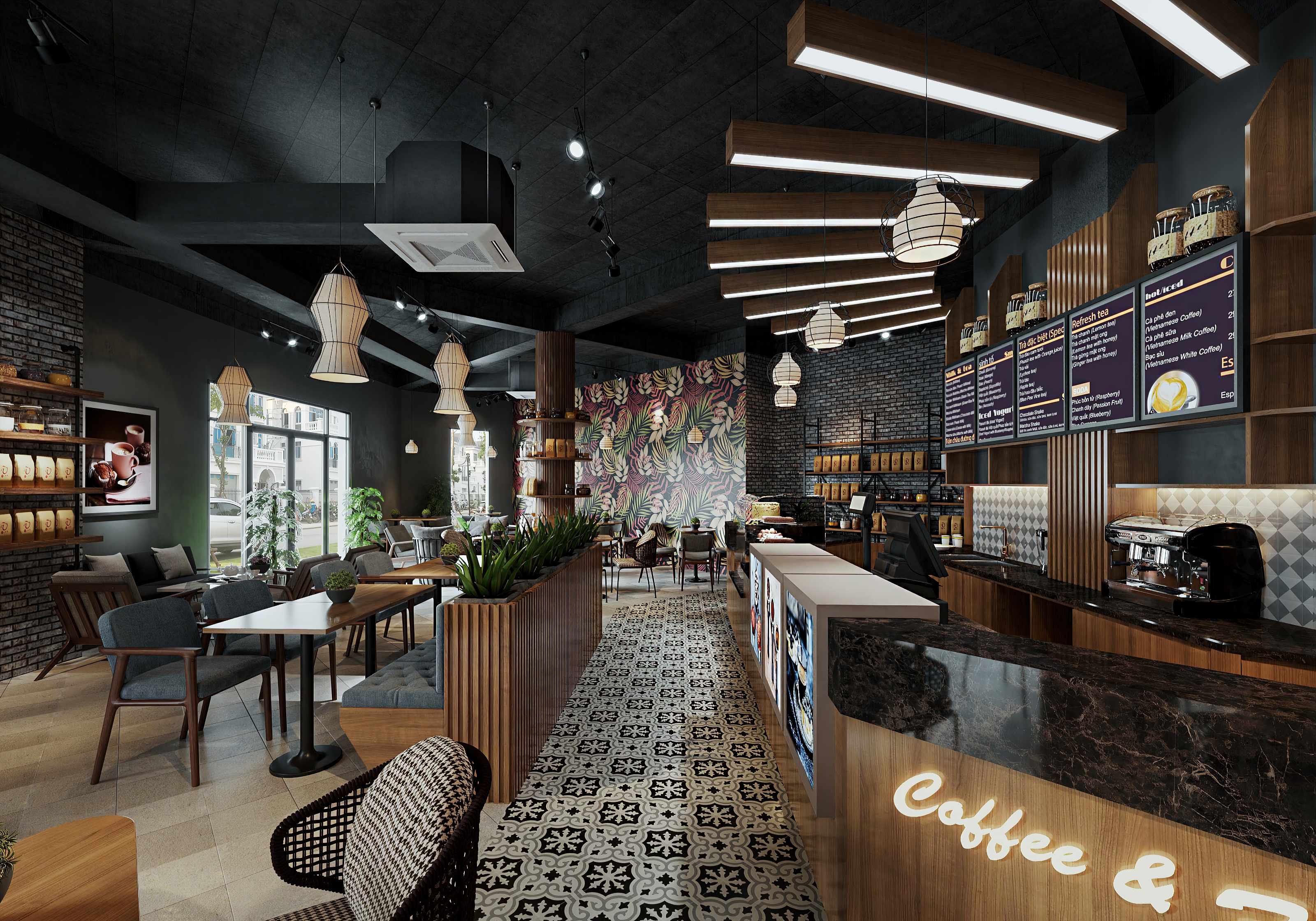 南定咖啡馆丨越南丨K'lux design-6