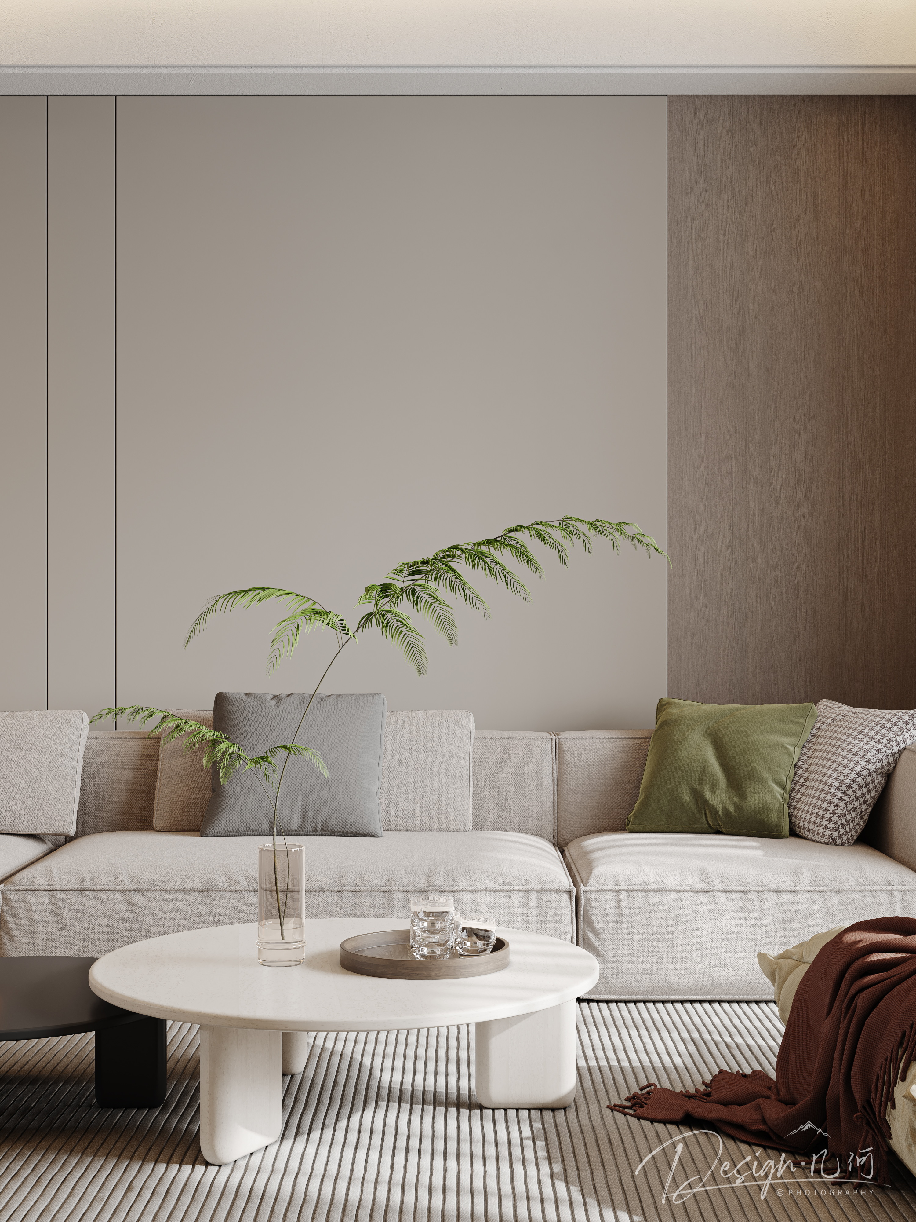 几何空间视觉表现 | 高速时代城现代轻奢客餐厅-6