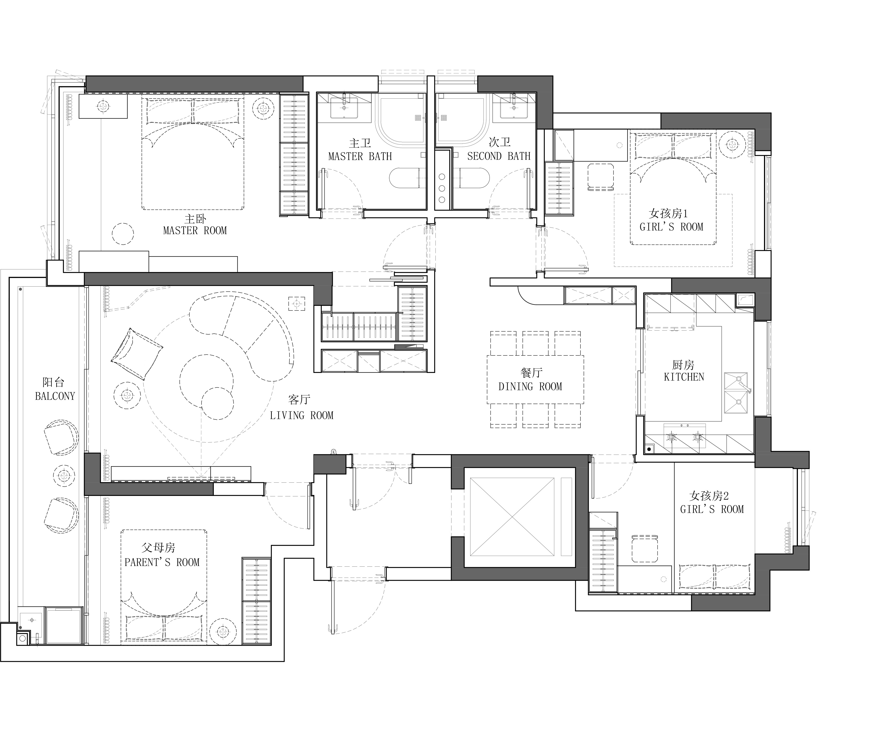 《葳蕤》现代北欧风格设计丨中国杭州丨FLY ¢ DESIGN-48