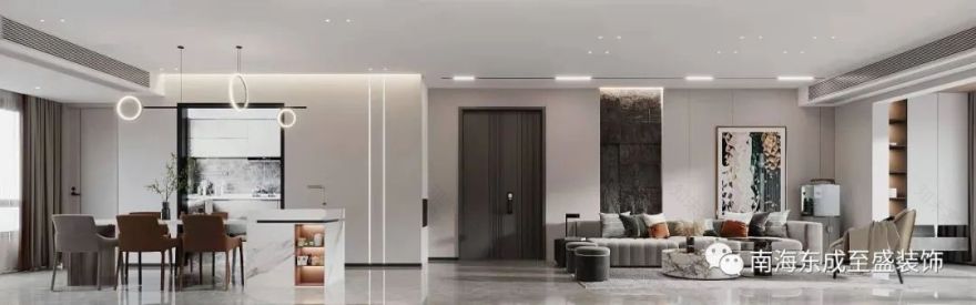 佛山绿岛明珠 · 现代简约舒适家居空间设计丨中国佛山丨佛山市南海东成至盛装饰有限公司-21