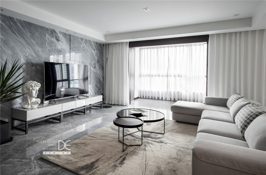 融景城郦苑 | 现代简约黑白灰,恰到好处的舒适生活-23