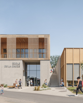 La Croze 学校丨法国丨rue royale architectes
