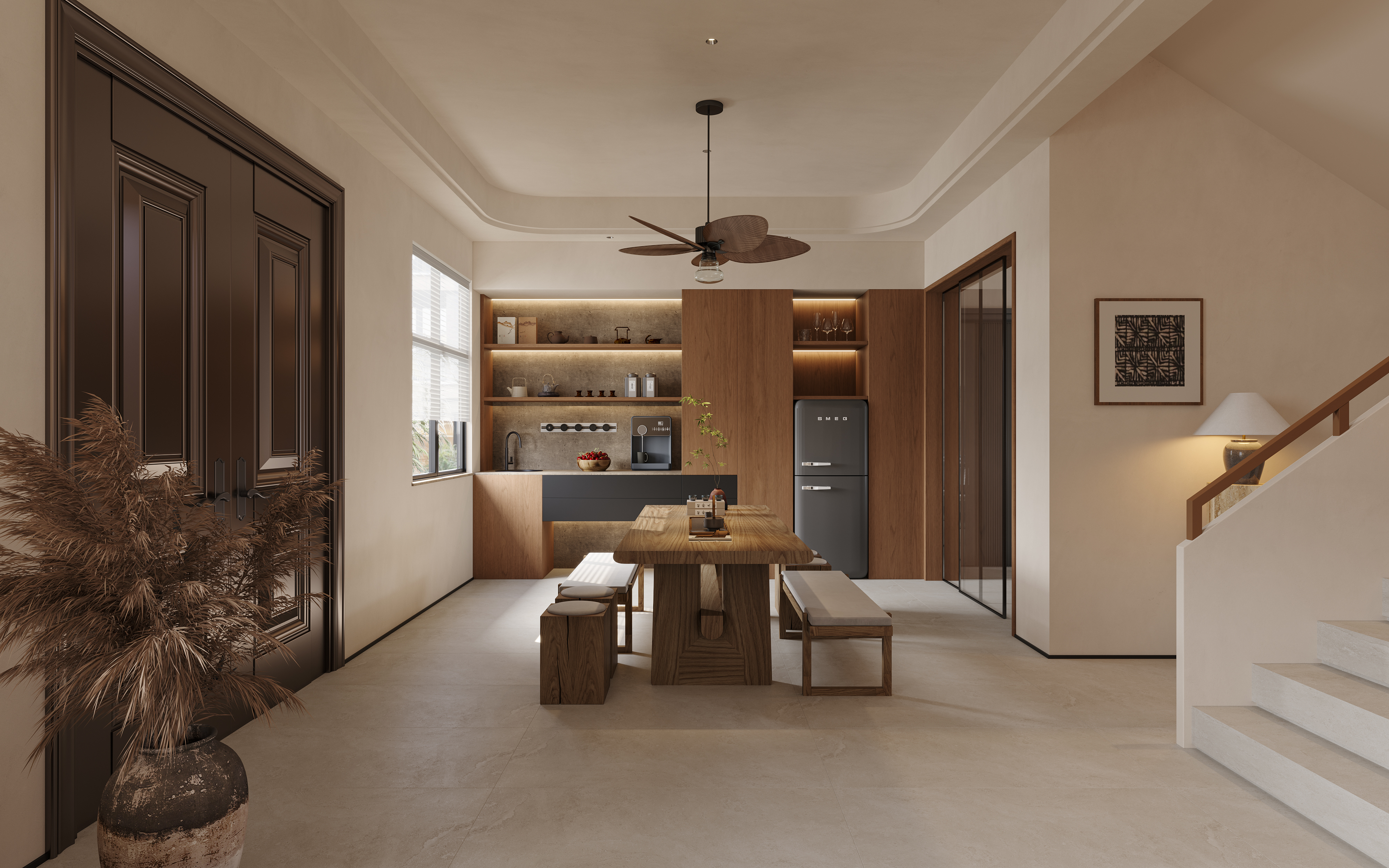 中古风家装：穿越时空的现代主义设计复兴-18