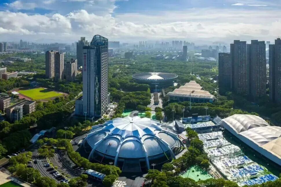 “茶花”炫酷绽放丨华建集团上海院原创设计宁波（鄞州）网球中心改扩建项目焕新亮相-19