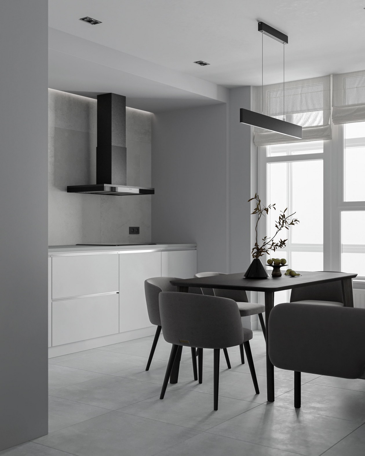 白色系极简风公寓-5