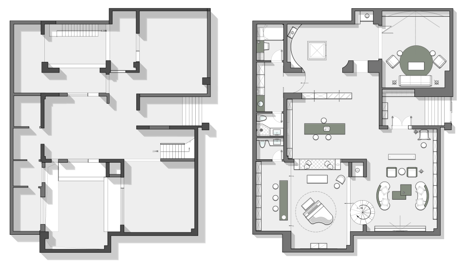 《漾·Young》·南京80后4口之家600㎡合院别墅设计丨中国南京丨冯炜骅-104