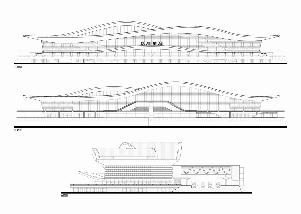新建沪渝蓉高铁武宜段·汉川东站丨中国湖北丨中南建筑设计院股份有限公司-35