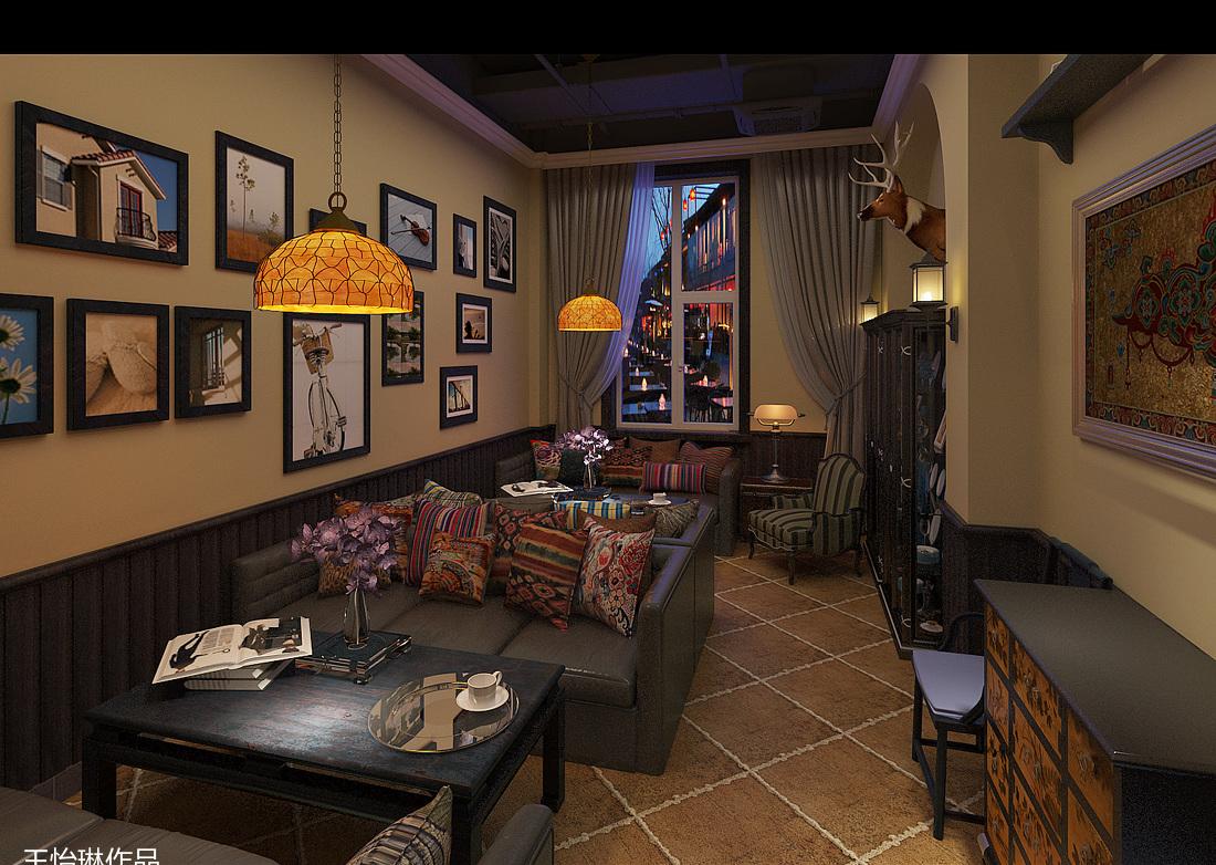 
民国风混打托斯卡纳风咖啡休闲会所 -2