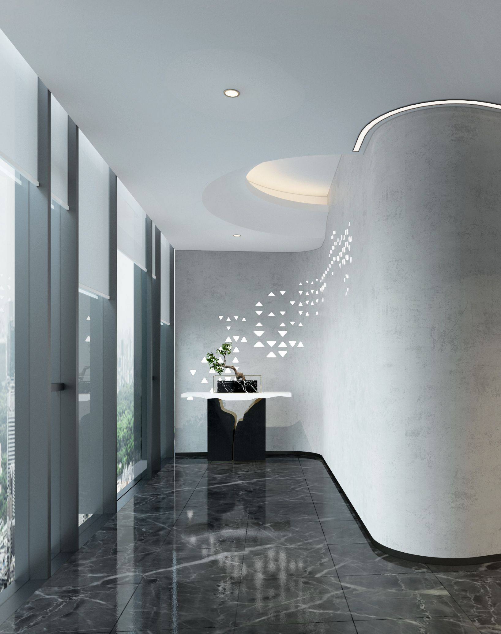 鹏宸投资总部办公室装修工程项目丨中国衡阳丨UTO 创意集团-4