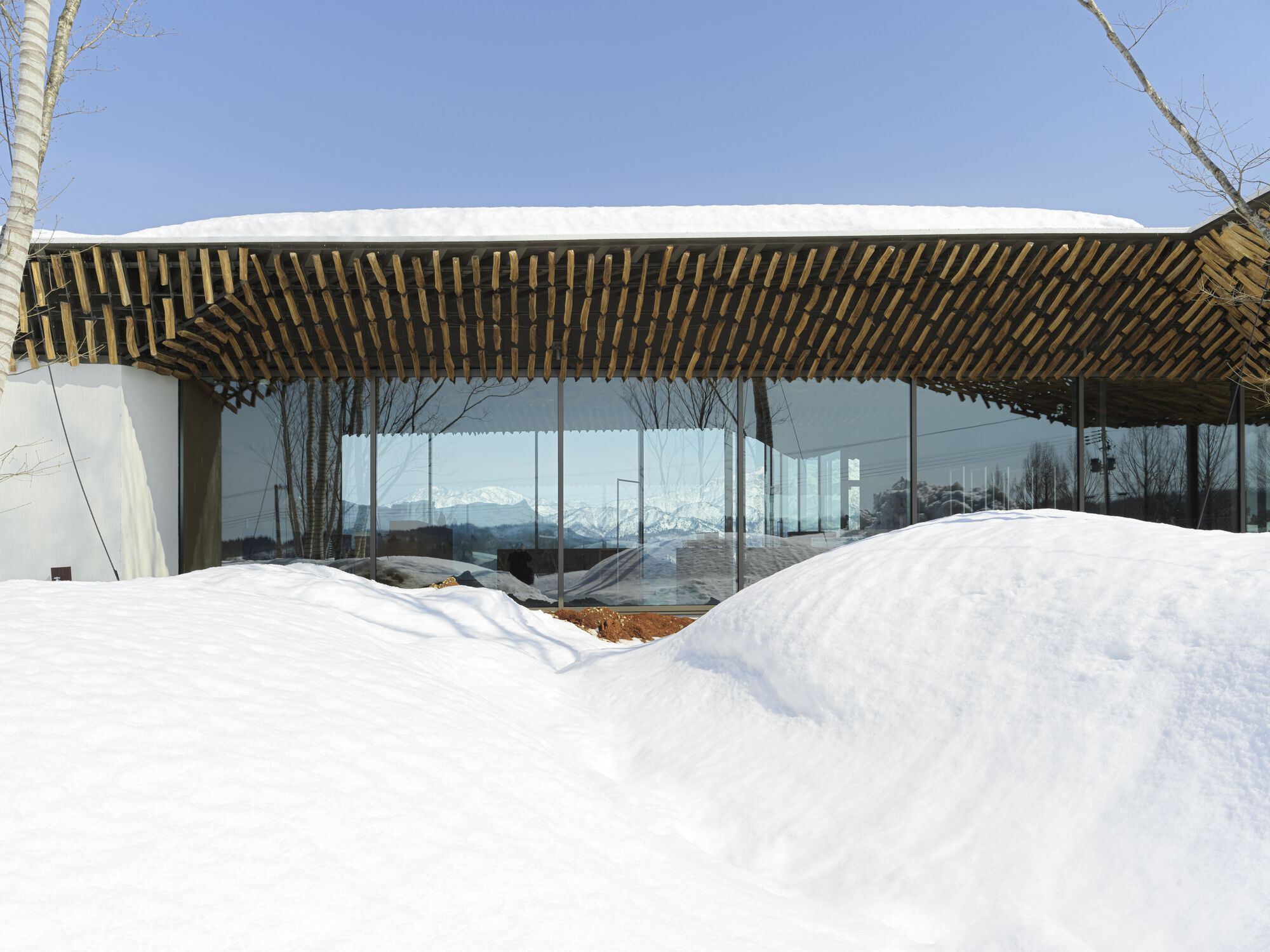 Snowpeak Field Suite 水疗中心总部丨日本丨Kengo Kuma & Associates-23