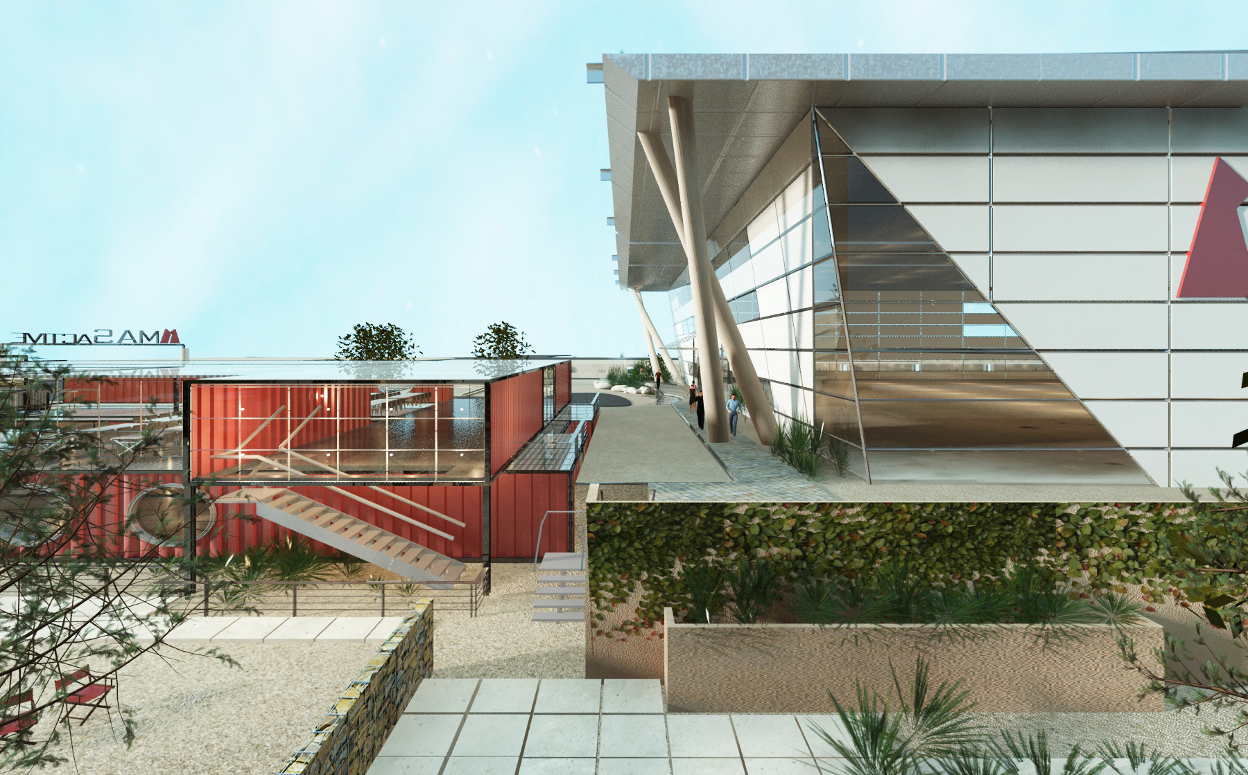 约旦 MAS 工厂大楼食堂设计-9