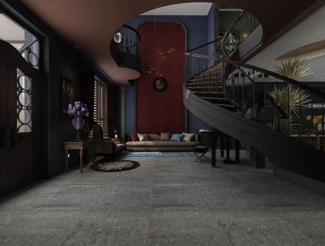 卡比的城堡·复古美式住宅设计丨中国津南丨末那识-10