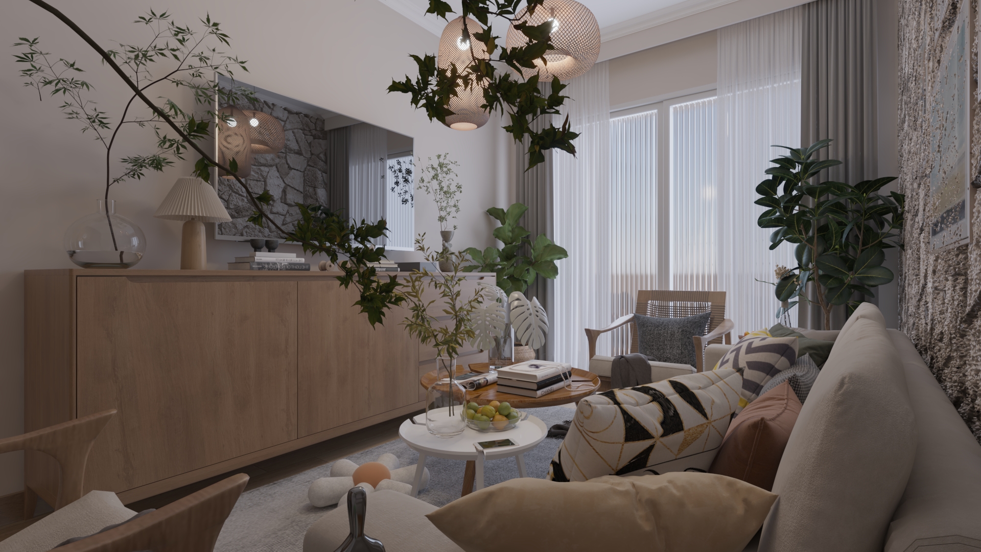 Apartment Boho Style at Saba Basha Alexandria-2