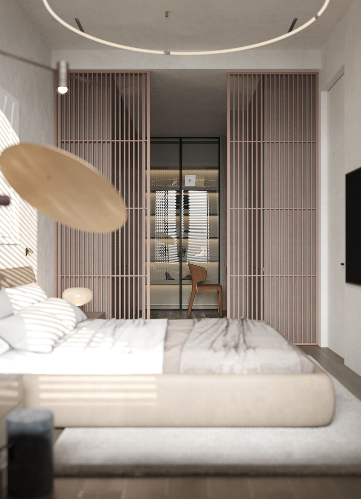 87㎡灰木+黄铜 既温暖又优雅！-14