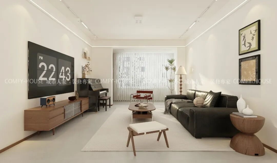 【中博玿华苑】141㎡|中古风，弧形梁下的时光褶皱-28