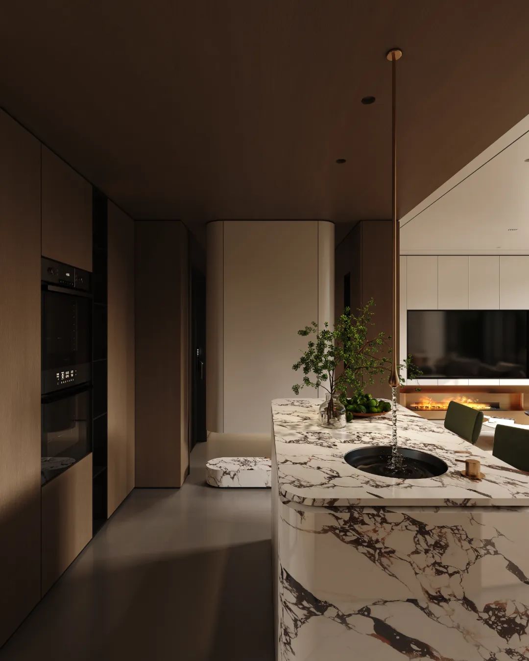 简奢原色 · 定制滨江壹号别墅生活丨中国成都丨原色原宿设计-22