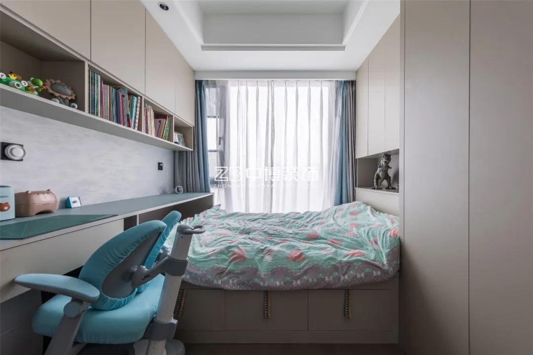 【中博案例】128方现代轻奢，三口之家的小确幸，温馨雅致！-41