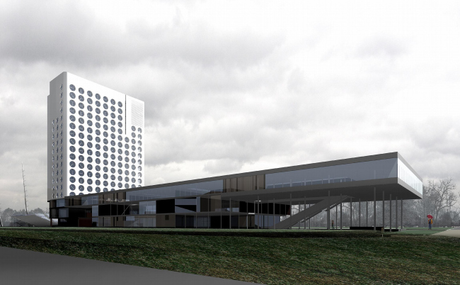 Дом  трибуна（可意译为“看台住宅”）丨俄罗斯莫斯科丨ТПО «Резерв»-33