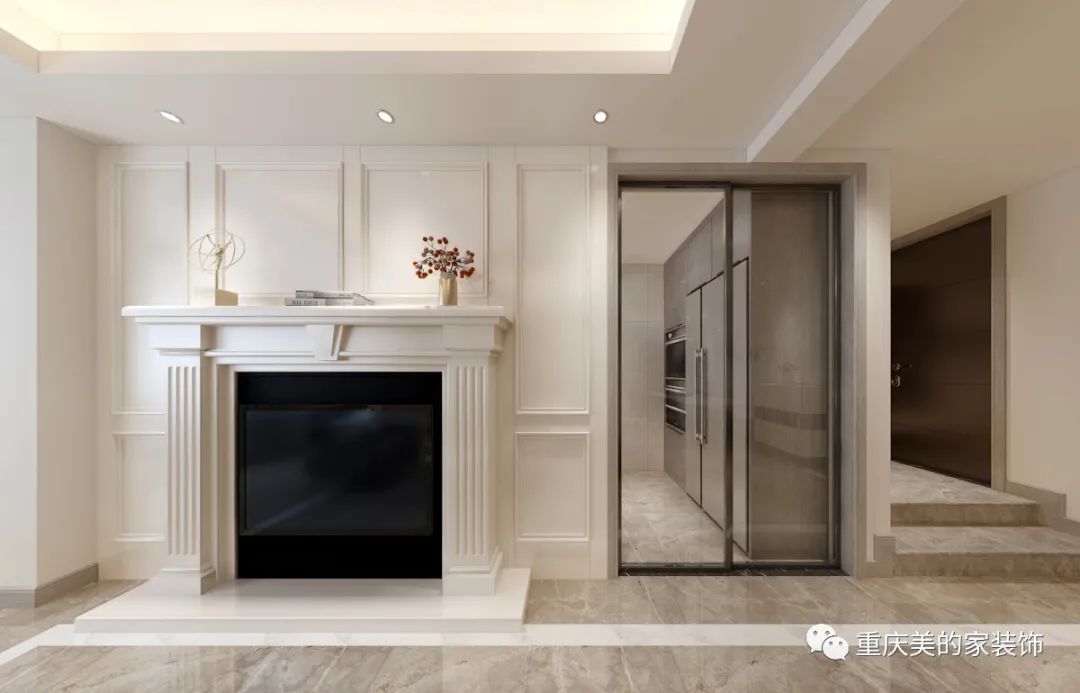 200㎡五口之家,现代简约轻奢生活-17