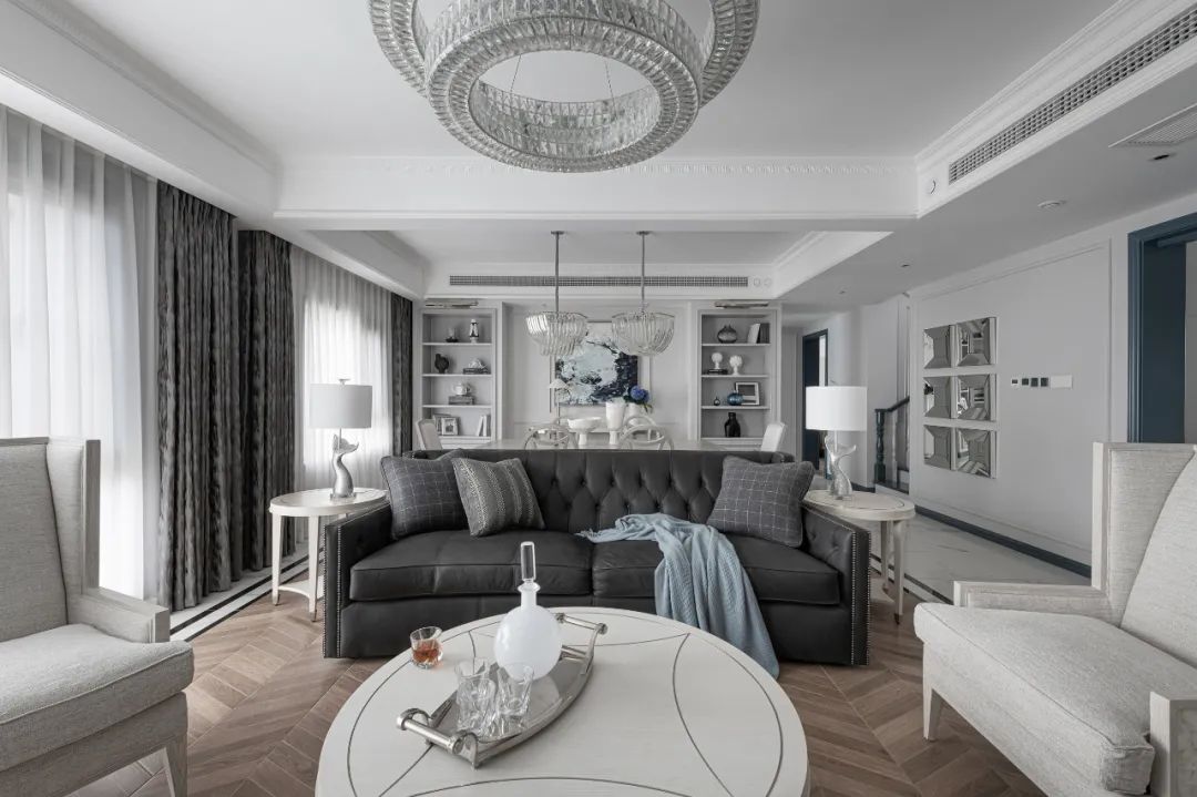 竖厅改横厅的超强设计，诠释优雅温柔的空间氛围 | 宏福樘设计-12