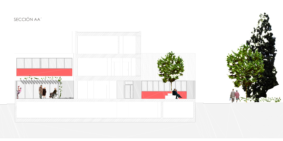 Albolote红十字会日间停留中心及总部设计丨西班牙格拉纳达丨MO2 Arquitectura + Diseño-11