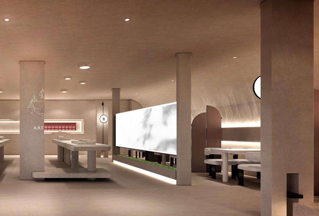 极简轻奢未来观珠宝展厅设计-6