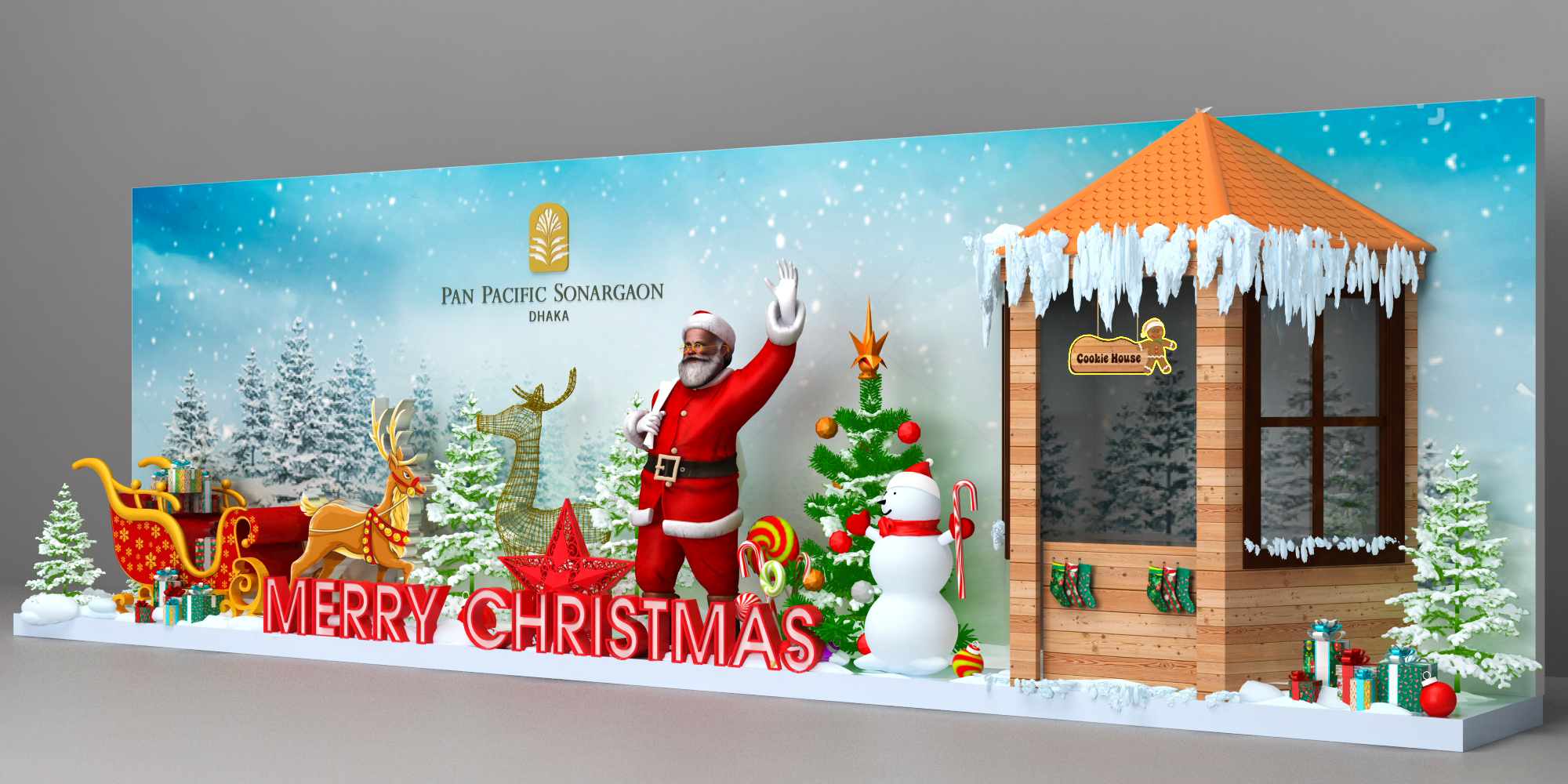 Pan Pacific Sonargaon Dhaka - Christmas installations-2