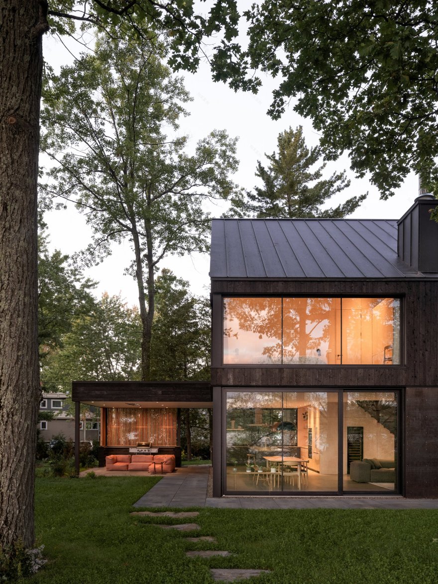 魁北克湖畔绿色别墅丨加拿大魁北克-10