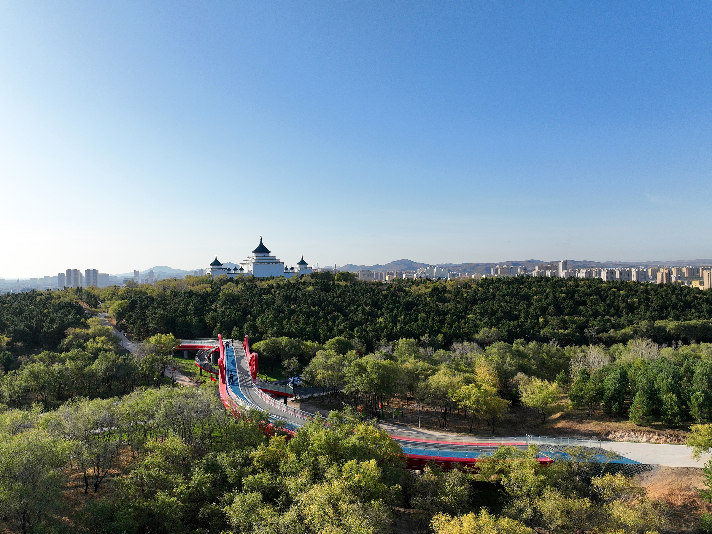 扎萨克街成庙景观天街丨蒙古丨HITAD-13