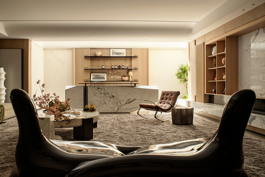 海南570㎡豪宅丨中国海南丨纳沃设计(软装),广州赫尔贝纳室内设计有限公司(室内)-21