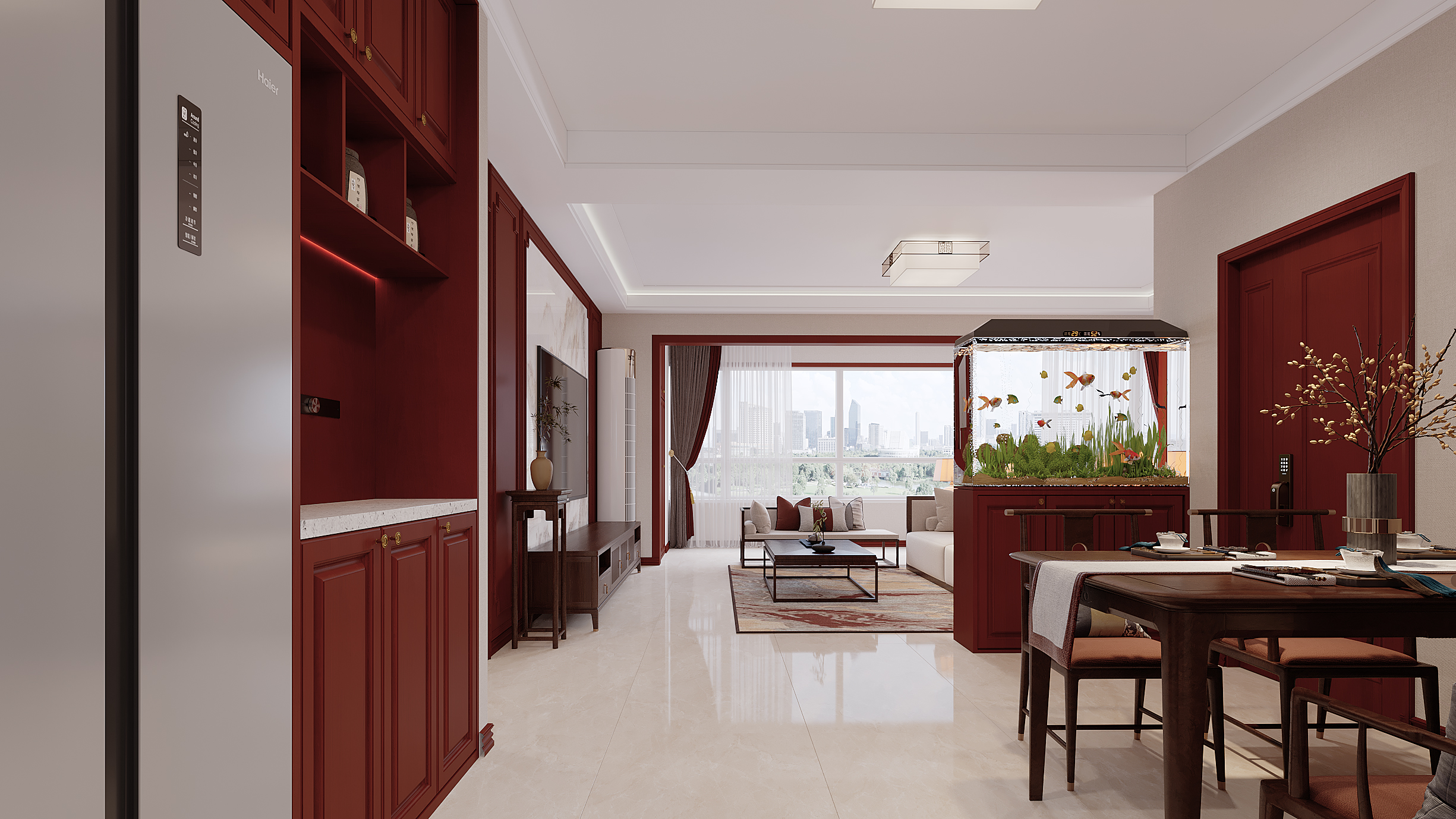 红木老中式家装设计-4