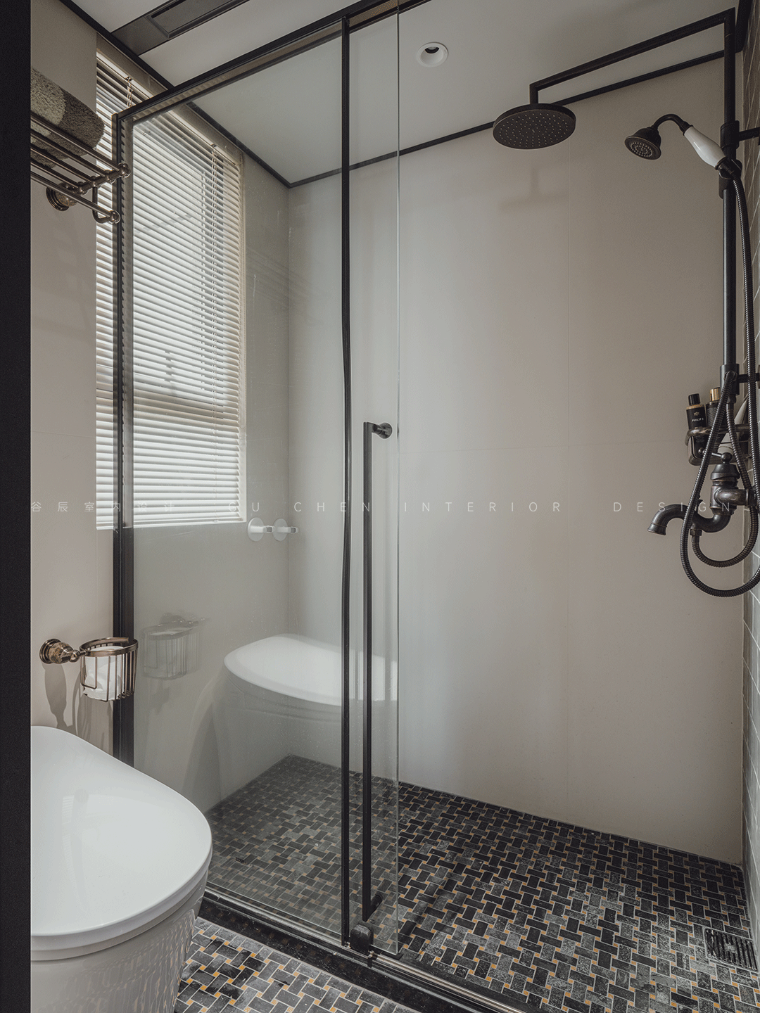 安徽黄山玉屏齐云府复古风家装设计丨中国黄山丨谷辰设计-20