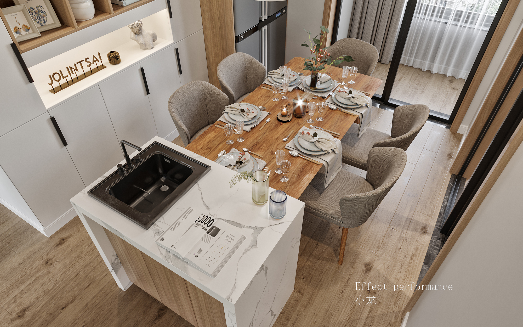 小户型北欧风设计 自然简约-3