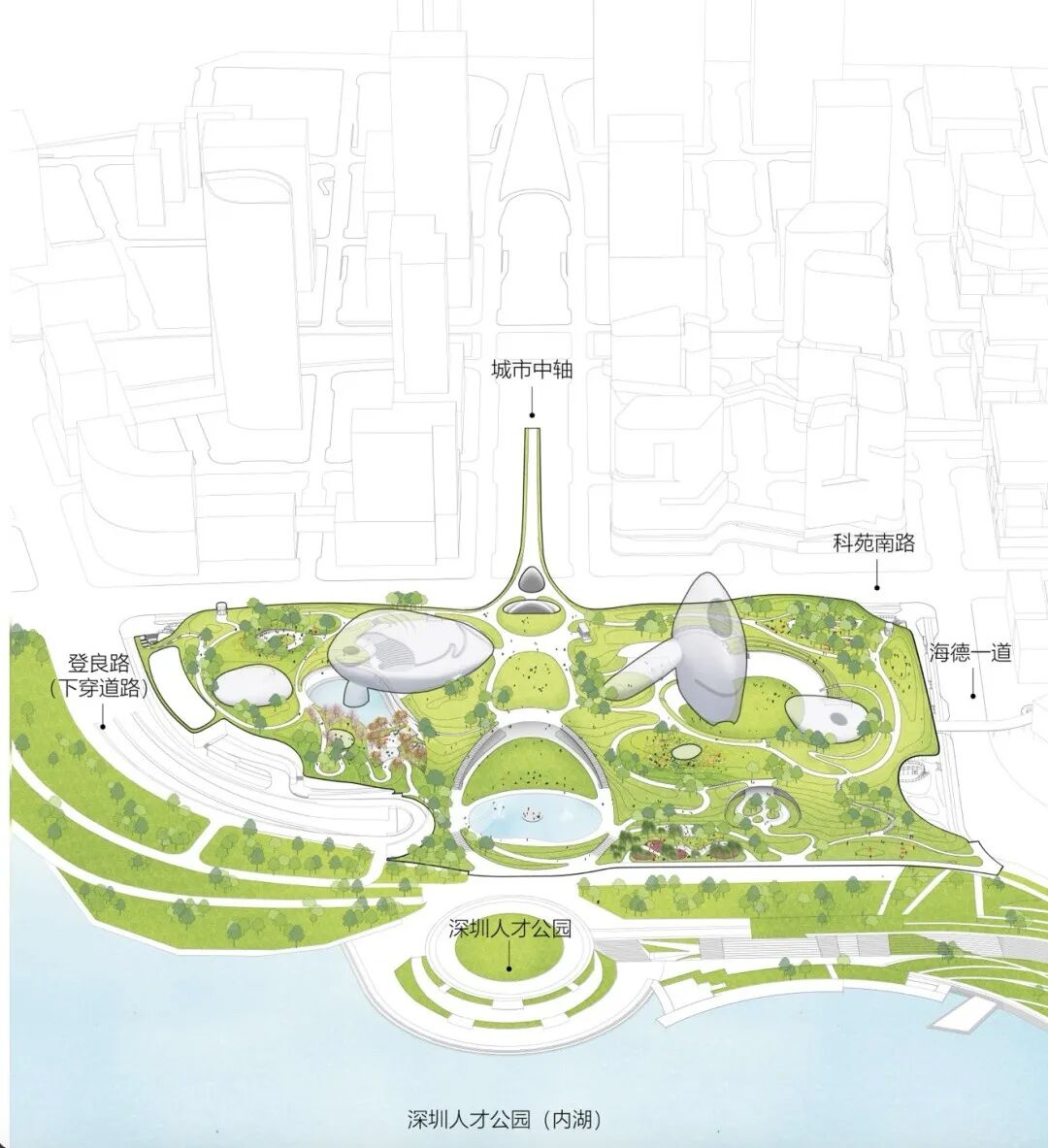 马岩松MAD即将完工新作！深圳湾文化广场，下一个城市地标预定？网友：又是羡慕深圳人的一天-25