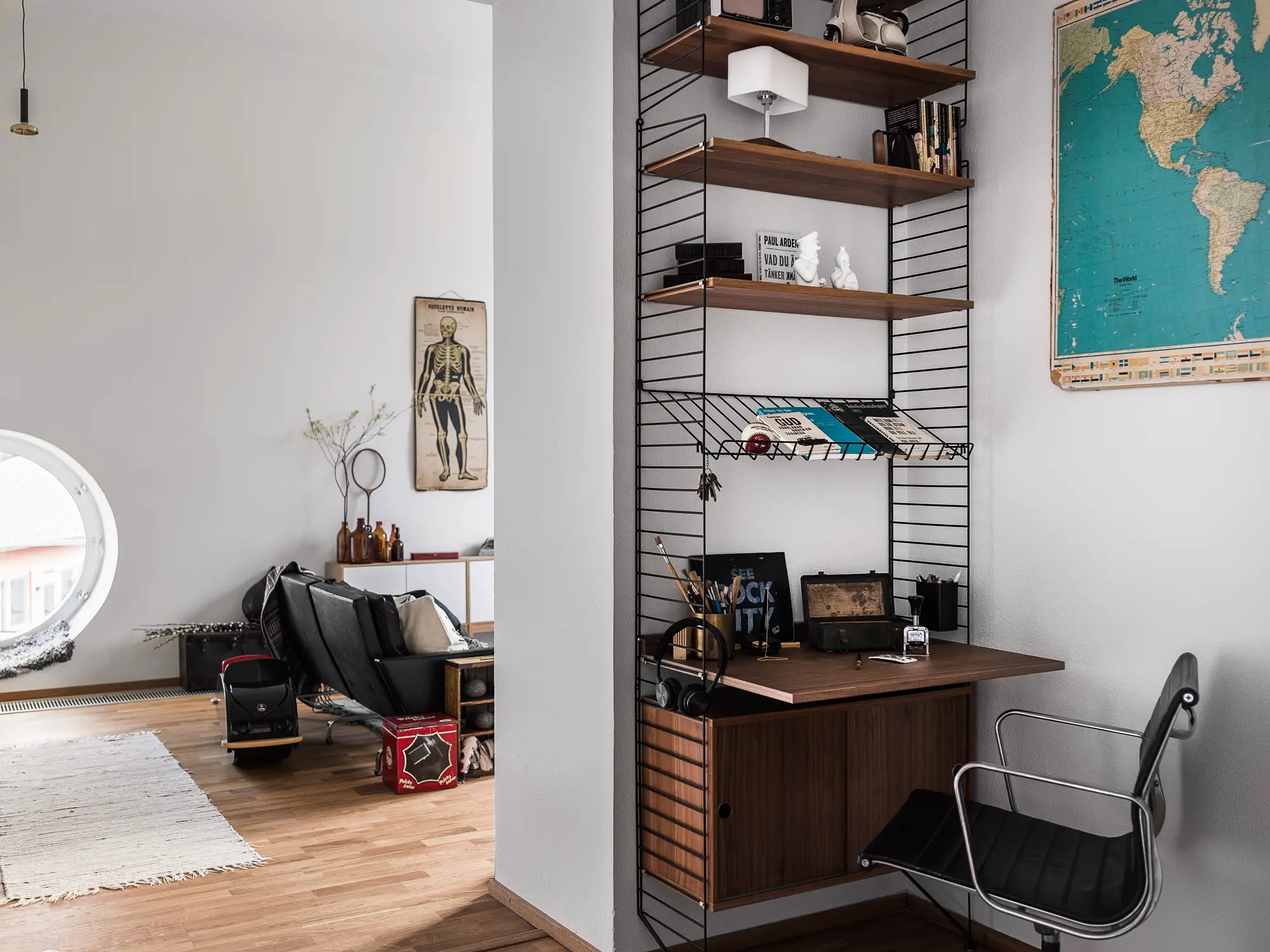 斯德哥尔摩旧厂改造 | 复古公寓的完美演绎-10