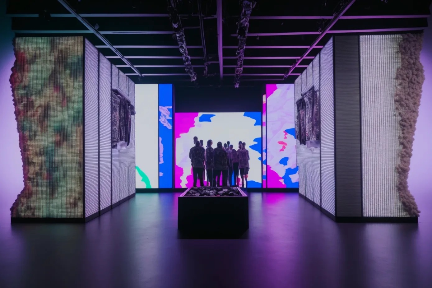 室内 LED 墙零售概念店-3