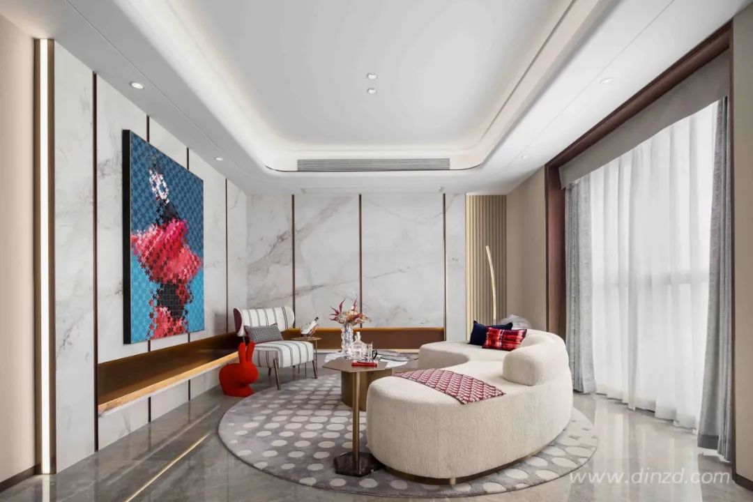 上海陆家嘴金融中心奢华样板房设计-34